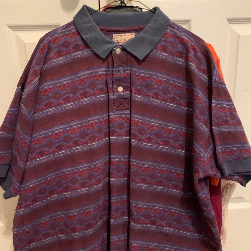Vintage Aztec Woolrich Polo